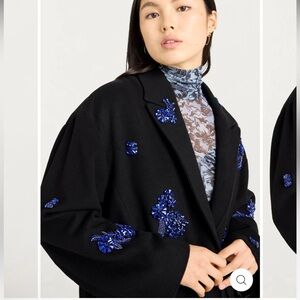 New Cinq a sept embellished coat